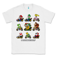 White mariokart Classic Tee - artisFamous