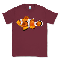 Burgundy clown fish side Classic Tee - BarkalooDesign