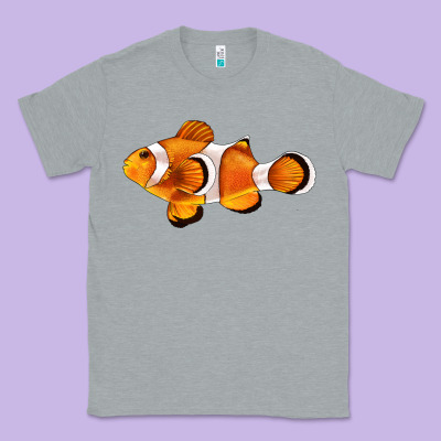 Clown Fish Side Classic Tee Designed By Barkaloodesign