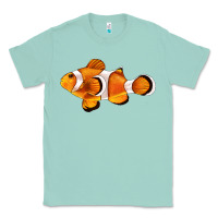 Seafoam clown fish side Classic Tee - BarkalooDesign