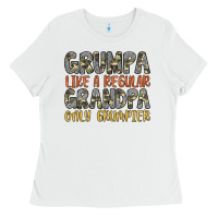 Grumpa Like A Regular Grandpa Only Grumpier Ladies Tee | Teevron