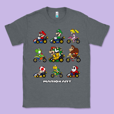 Mariokart Classic Tee Designed By Artisfamous