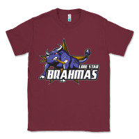 Burgundy lone star brahmas Classic Tee - artisFamous