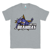 Heather Grey lone star brahmas Classic Tee - artisFamous