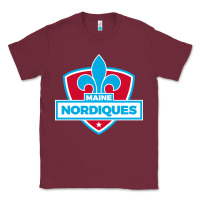 Burgundy maine nordiques Classic Tee - artisFamous
