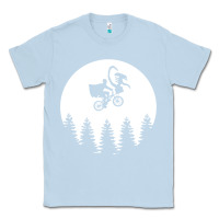 Dusty Blue xenomorph phone home funny Classic Tee - artisFamous