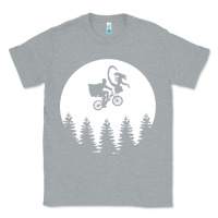 Heather Grey xenomorph phone home funny Classic Tee - artisFamous