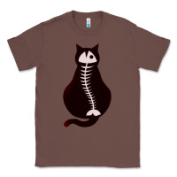 Chestnut Cat with Fish Bone Classic Tee - artisFamous