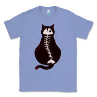 Colony Blue Cat with Fish Bone Classic Tee - artisFamous