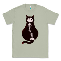 Matcha Cat with Fish Bone Classic Tee - artisFamous