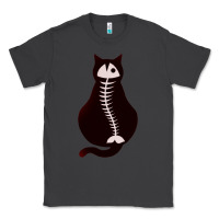 Smoke Cat with Fish Bone Classic Tee - artisFamous