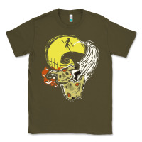Army Green mimikyu nightmare before Classic Tee - artisFamous