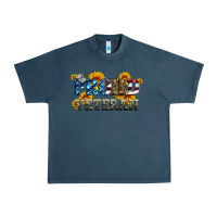 Midnight Navy proud veteran boots and hats Urban Heavy Tee - Artiststas