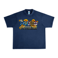Navy proud veteran boots and hats Urban Heavy Tee - Artiststas