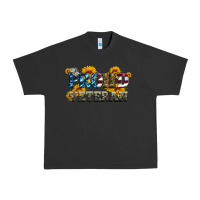 Pigment Black proud veteran boots and hats Urban Heavy Tee - Artiststas
