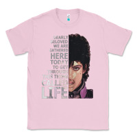 Bubblegum Pink dearly beloved we are gathered here Classic Tee - artisFamous