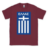 Burgundy greece national football Classic Tee - artisFamous