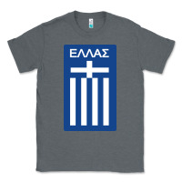 Charcoal Heather greece national football Classic Tee - artisFamous