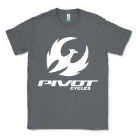 Charcoal Heather pivot cycles Classic Tee - artisFamous