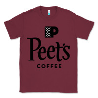 Burgundy Coffee Art Classic Tee - artisFamous