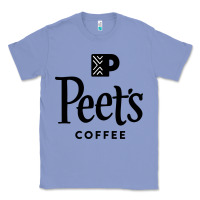 Colony Blue Coffee Art Classic Tee - artisFamous