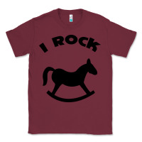 Burgundy i rock funny Classic Tee - artisFamous
