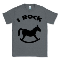 Charcoal Heather i rock funny Classic Tee - artisFamous