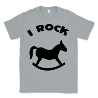 Heather Grey i rock funny Classic Tee - artisFamous