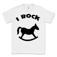 White i rock funny Classic Tee - artisFamous
