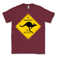 Burgundy no kangaroos in austria Classic Tee - artisFamous