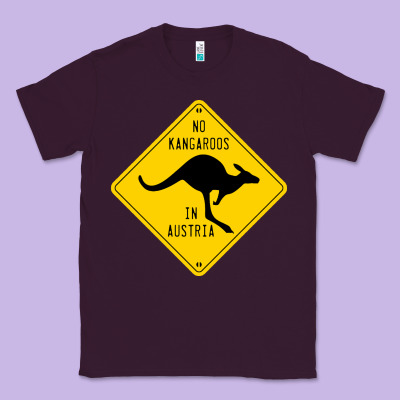 No Kangaroos In Austria Classic Tee Designed By Artisfamous