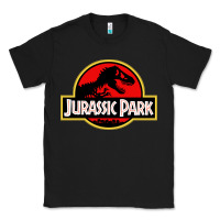 Black jurassicc park cartoon Classic Tee - artisFamous