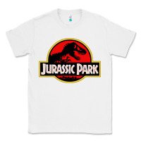 White jurassicc park cartoon Classic Tee - artisFamous