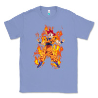 Colony Blue goku super sayan Classic Tee - artisFamous