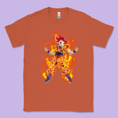 Goku Super Sayan Classic Tee Designed By Artisfamous