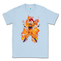 Dusty Blue goku super sayan Classic Tee - artisFamous