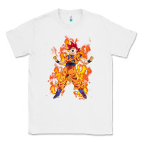 White goku super sayan Classic Tee - artisFamous