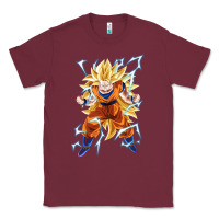 Burgundy super saiyan Classic Tee - artisFamous