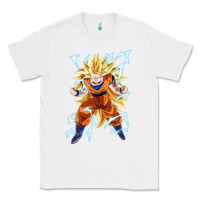 White super saiyan Classic Tee - artisFamous