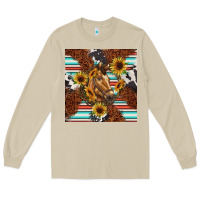 Mushroom western horse Long Sleeve Tee - BarkalooDesign