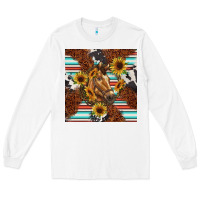 White western horse Long Sleeve Tee - BarkalooDesign