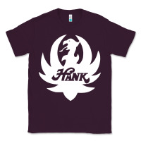 Plum white and black hank art Classic Tee - artisFamous