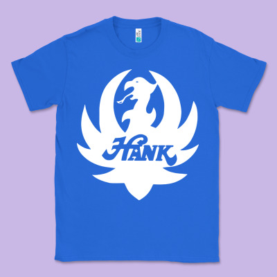 White And Black Hank Art Classic Tee Designed By Artisfamous