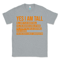 Heather Grey yes i am tall Classic Tee - artisFamous