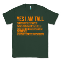 Sports Green yes i am tall Classic Tee - artisFamous
