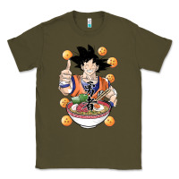 Army Green Saiyan Ramen Classic Tee - artisFamous