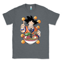 Charcoal Heather Saiyan Ramen Classic Tee - artisFamous