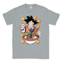 Heather Grey Saiyan Ramen Classic Tee - artisFamous
