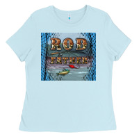 Baby Blue rod father Ladies Tee - Artiststas
