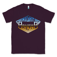Plum NIGHT RANGER Music Classic Tee - artisFamous